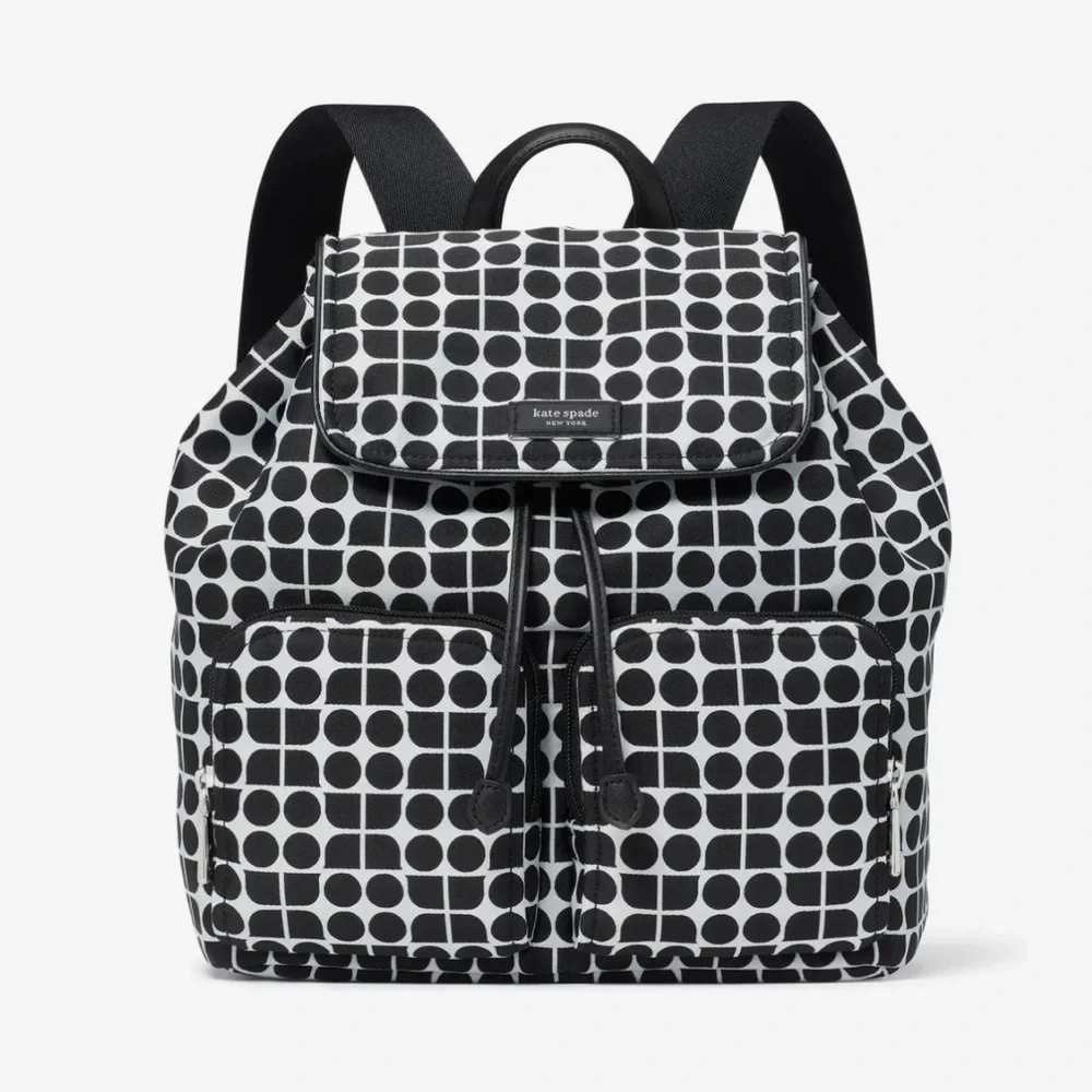 Kate Spade Noel Printed Fabric Backpack SKU 9957129 NWT